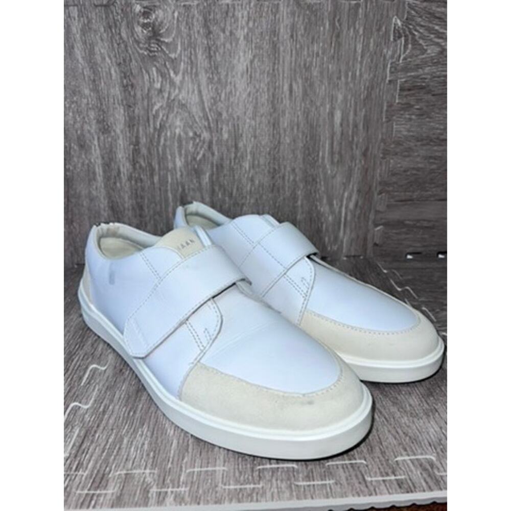 Cole Haan Men's White Leather Monk Strap Sneakers Size‎ 9.5 Casual